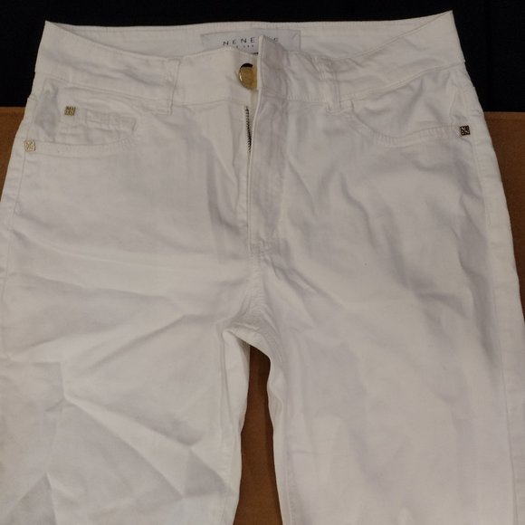 NENETTE white flare pants - size 26 - Picture 5 of 8